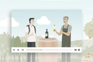 Loisium Bewegte Illustration