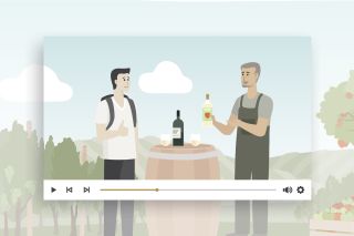 Loisium Bewegte Illustration